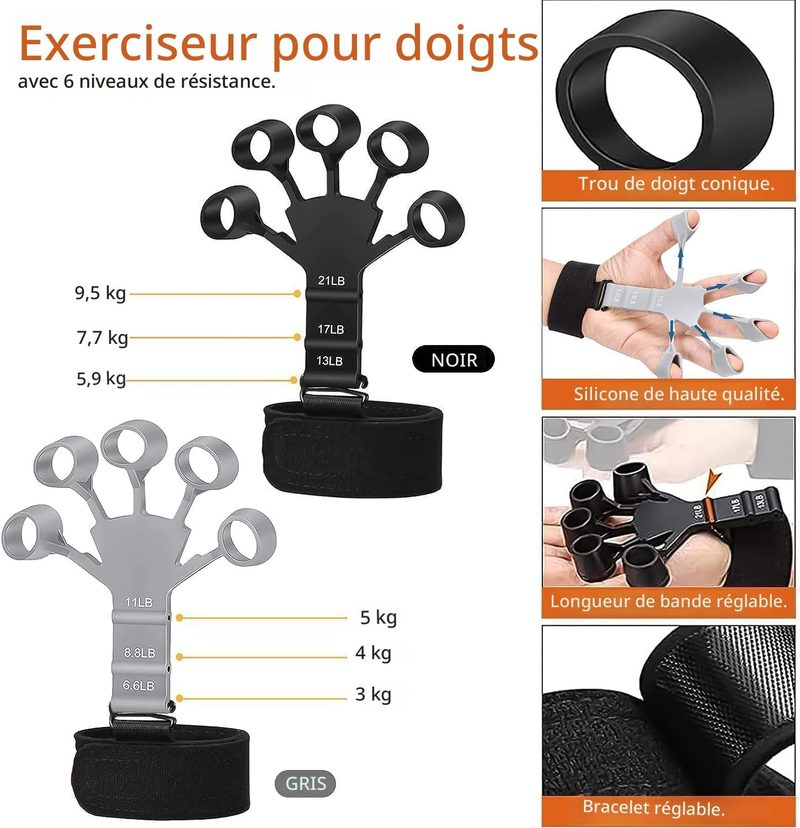 Elastique Force de Doigts — photo 2