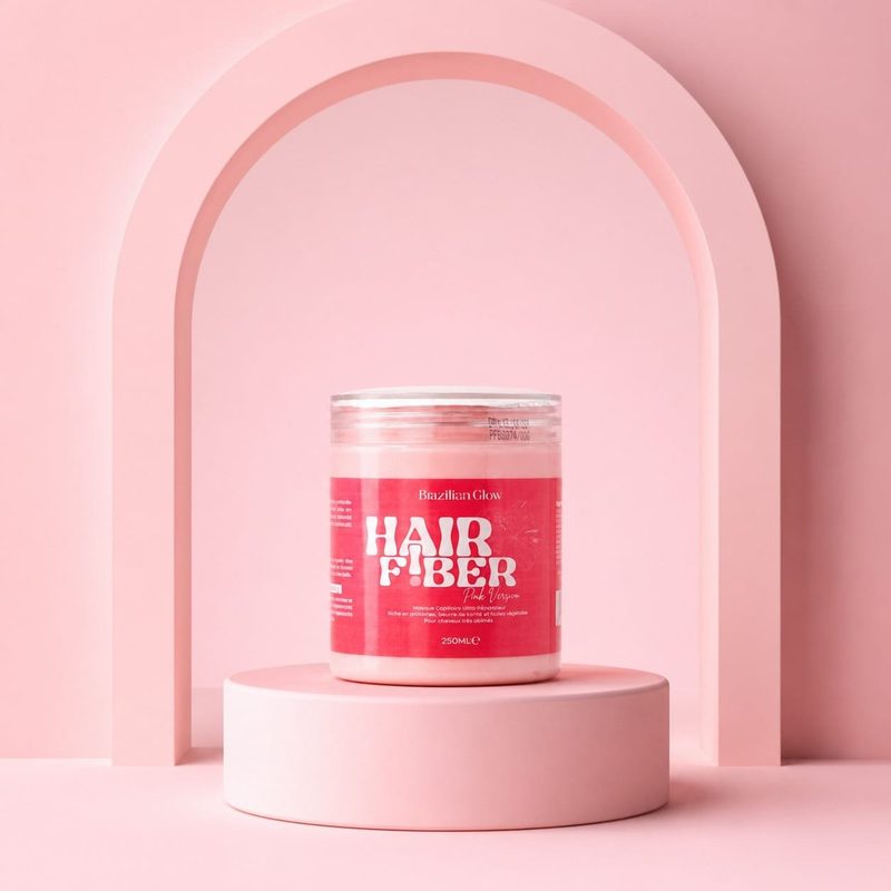 Fiber Hair Mask Pink – 250 ML — photo 3
