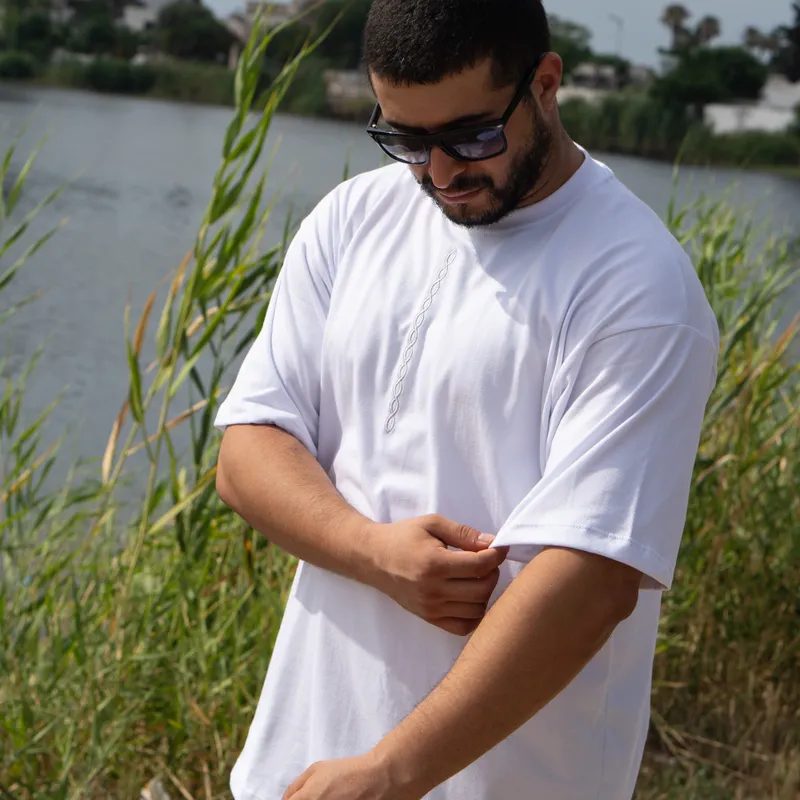 T-shirt Oversize Carthaginian Genes | Entièrement Brodé | 100 % Coton 220 GSM — photo 4