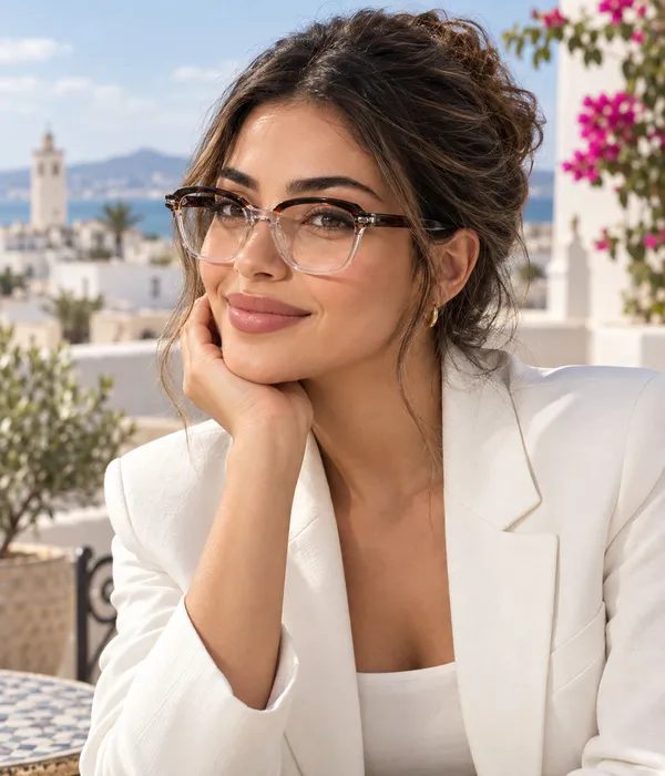 Lunettes Femme Cristal & Écaille – Chic et Légères — photo 4