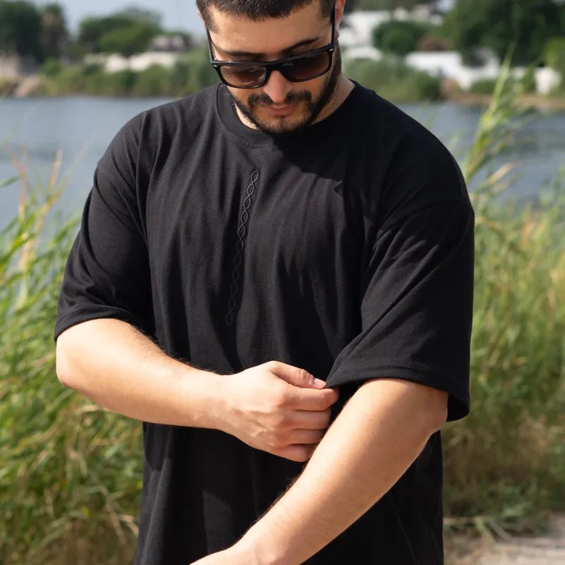 T-shirt Oversize Carthaginian Genes | Entièrement Brodé | 100 % Coton 220 GSM — photo 6