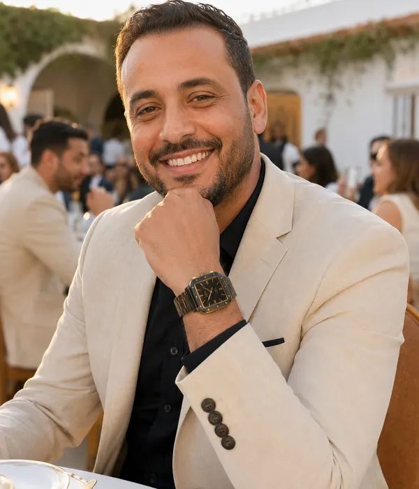 Montre Homme CURREN Carrée Noire & Dorée – Style Premium — photo 6