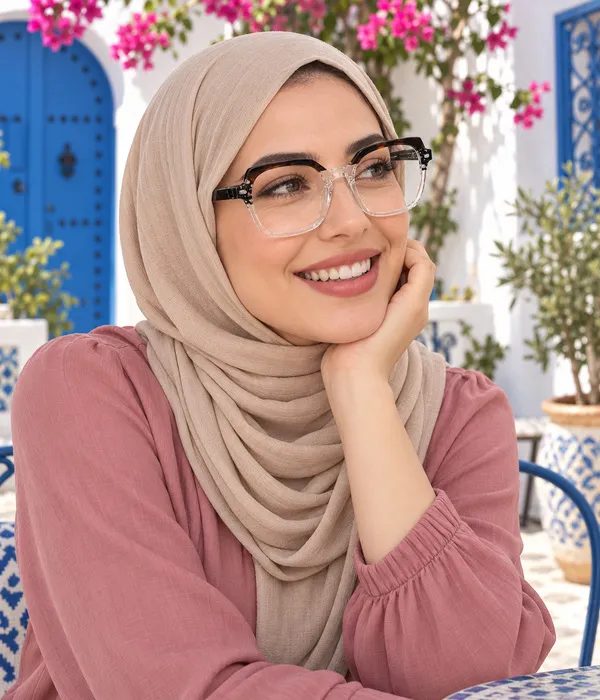Lunettes Femme 2-en-1 Cristal Noir avec Clip Solaire — photo 4