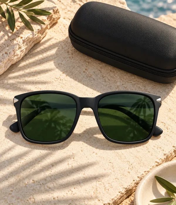 Lunettes de Soleil Homme Urban Black – Verres Vert Fumé — photo 7