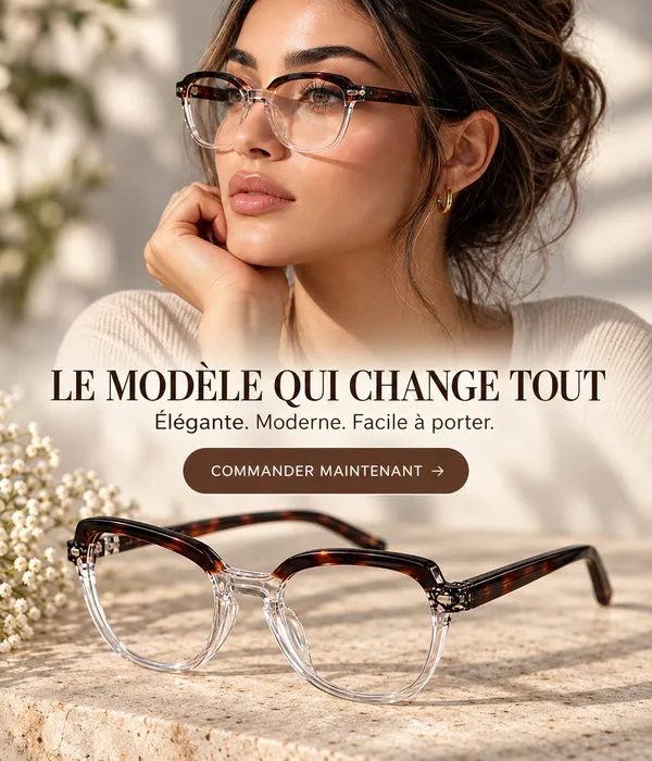 Lunettes Femme Cristal & Écaille – Chic et Légères — photo 3