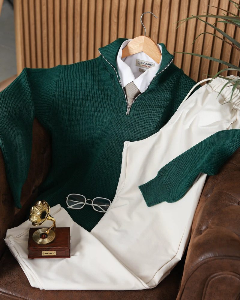 Pack complet 1 (Pantalon Chic +Pull anglaise) — photo 4