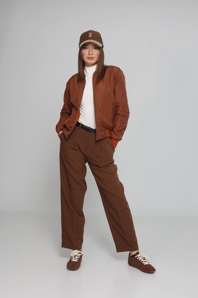 Veste Bomber Réversible - Ginger Mocha — photo 4
