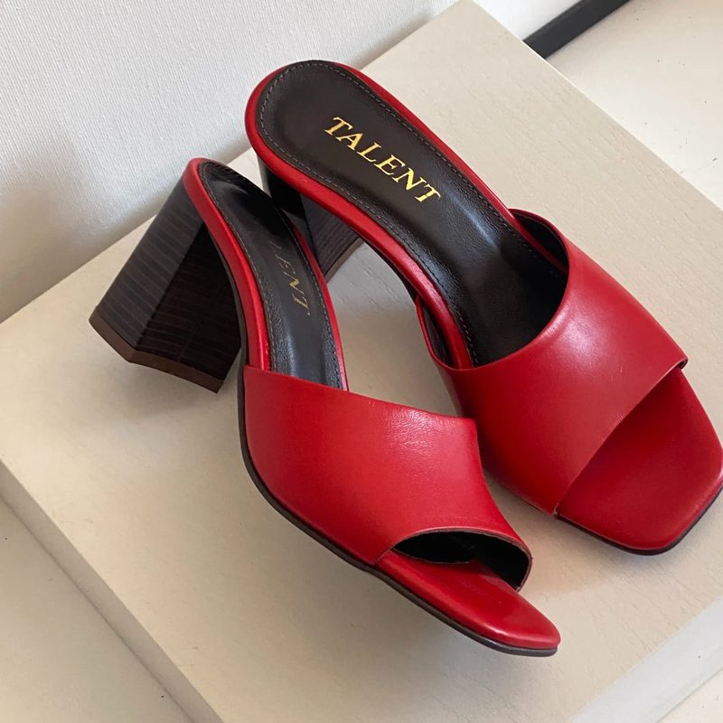 MULES À TALON CARRÉ — photo 2