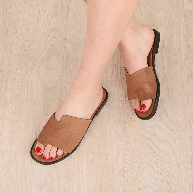 Claquette Femme Réf 807 Caramel — photo 2