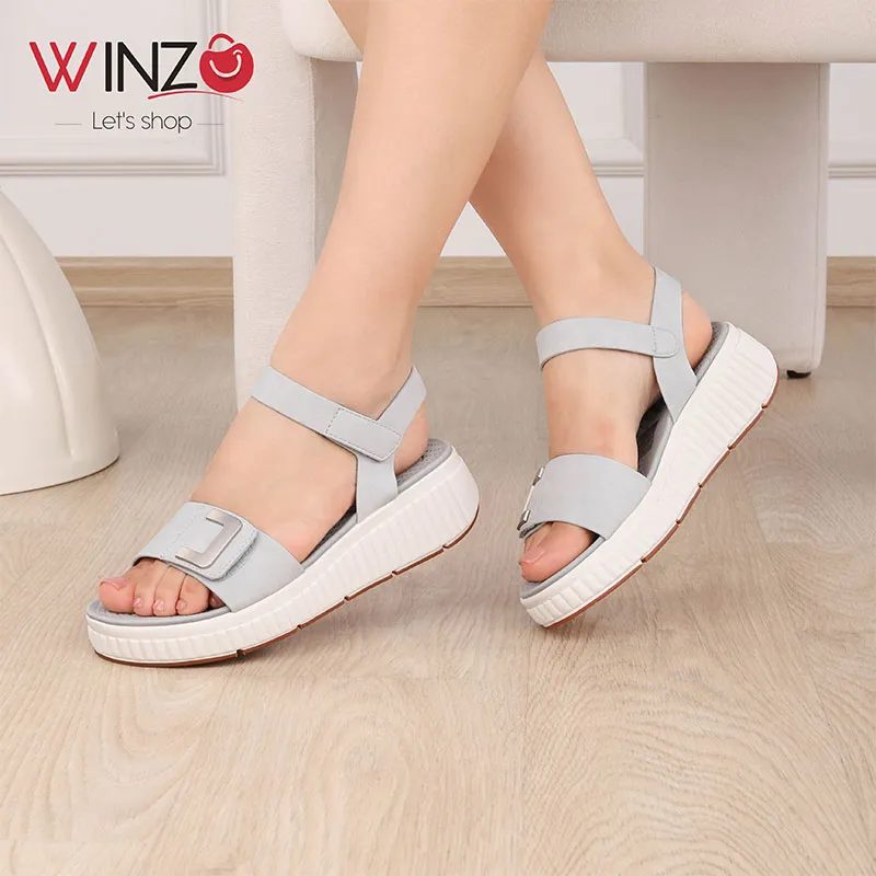 Sandale Femme Réf H041-22 Gris — photo 2