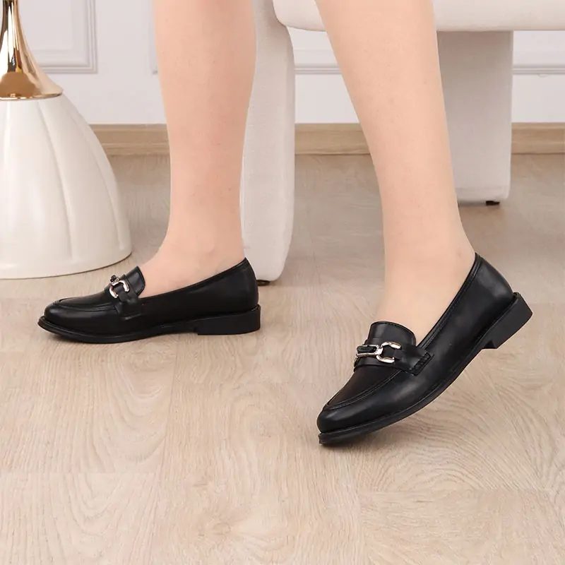 Mocassin Femme Réf 700 Noir — photo 2