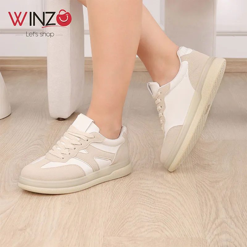 Basket Femme Réf GG747 Beige — photo 2