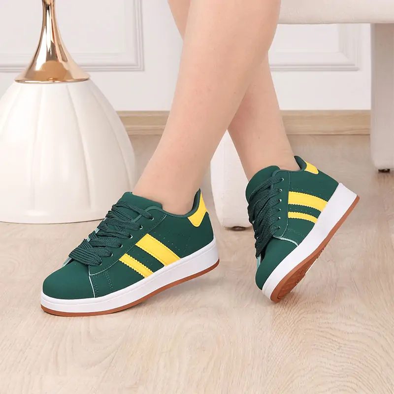 Basket Femme Réf A123 Vert — photo 2