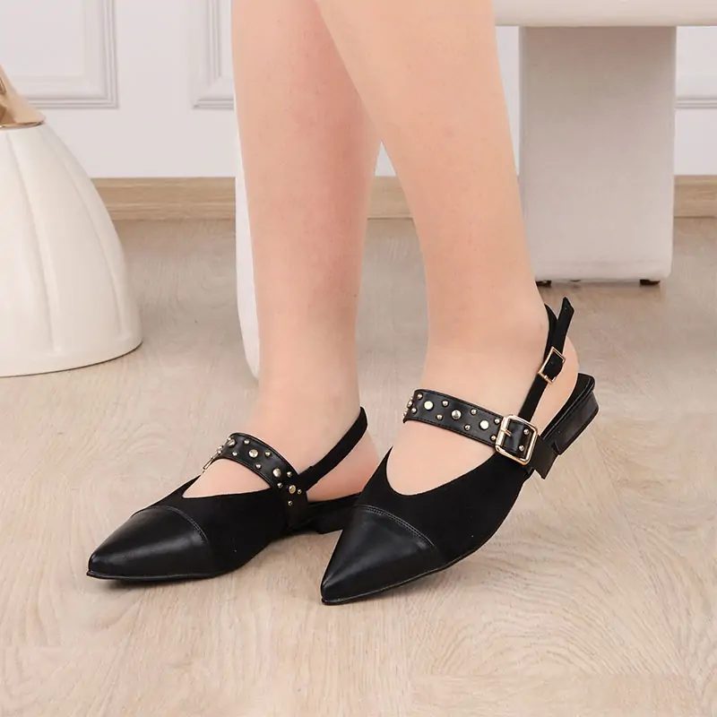 Slingback Femme Réf 2657 Noir — photo 2