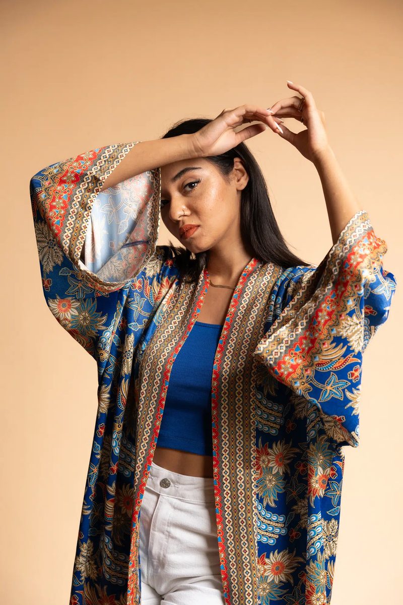 Kimono Long - Sapphire — photo 4