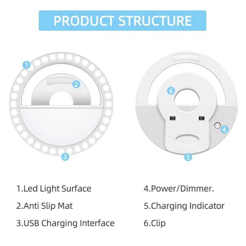 Selfie Ring Light Mobile Phone — photo 6