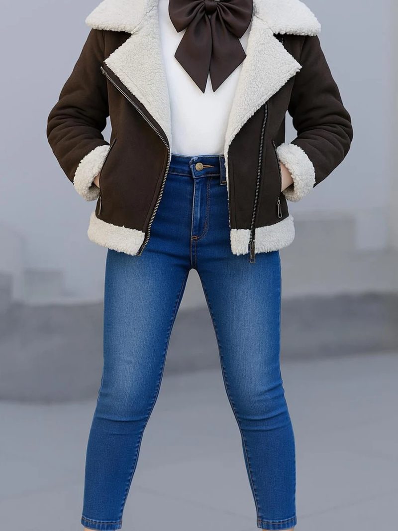 Ensemble 3 pièces – Veste & Jean avec Papillon — photo 2