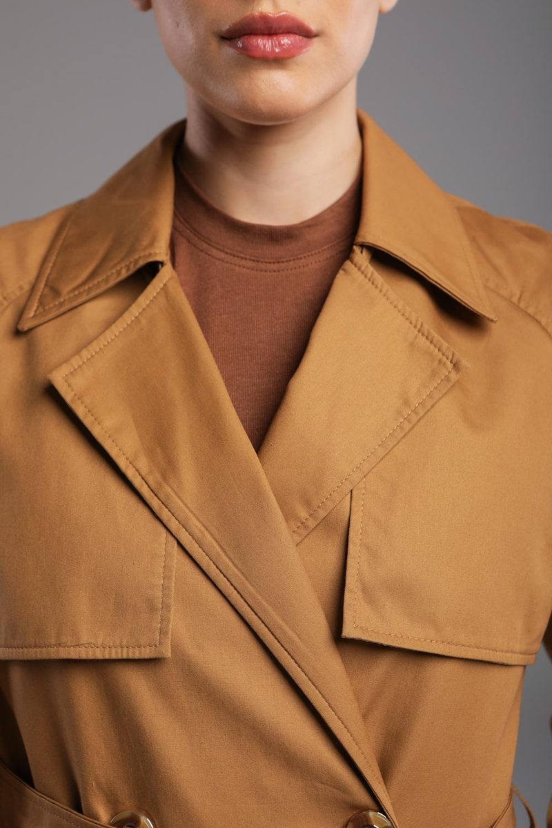 Trench Long Classique avec Ceinture — photo 5