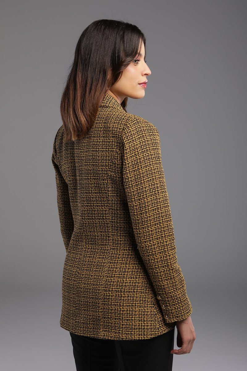 Blazer Cintré Croisé avec Boutons — photo 5