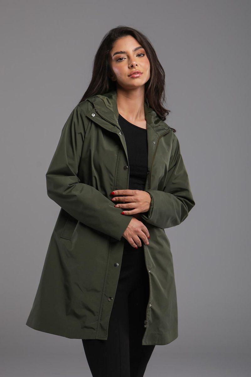 Veste Imperméable Légère à Capuche — photo 3