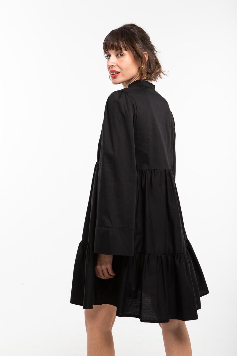 Robe évasée bohème à volants — photo 7