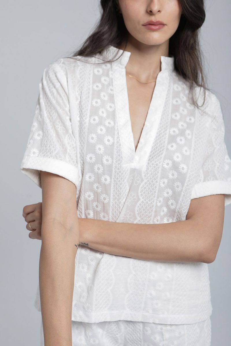 Tunique en broderie anglaise — photo 3