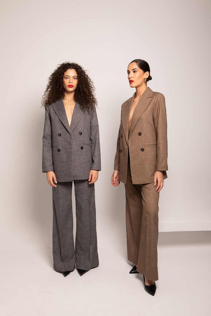Ensemble tailleur croisé Chevron — photo 5
