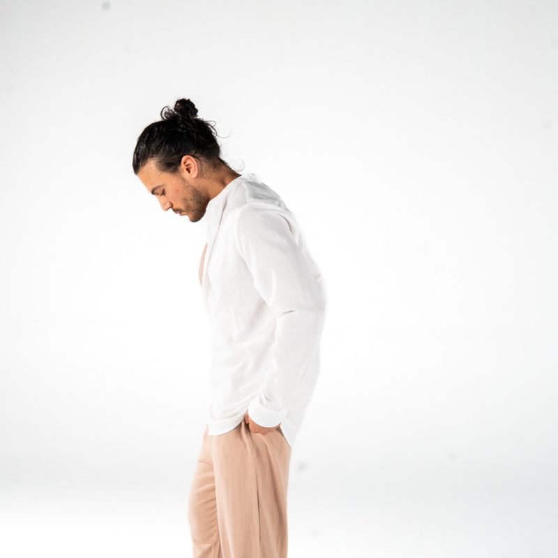 Linen Shirt White — photo 5