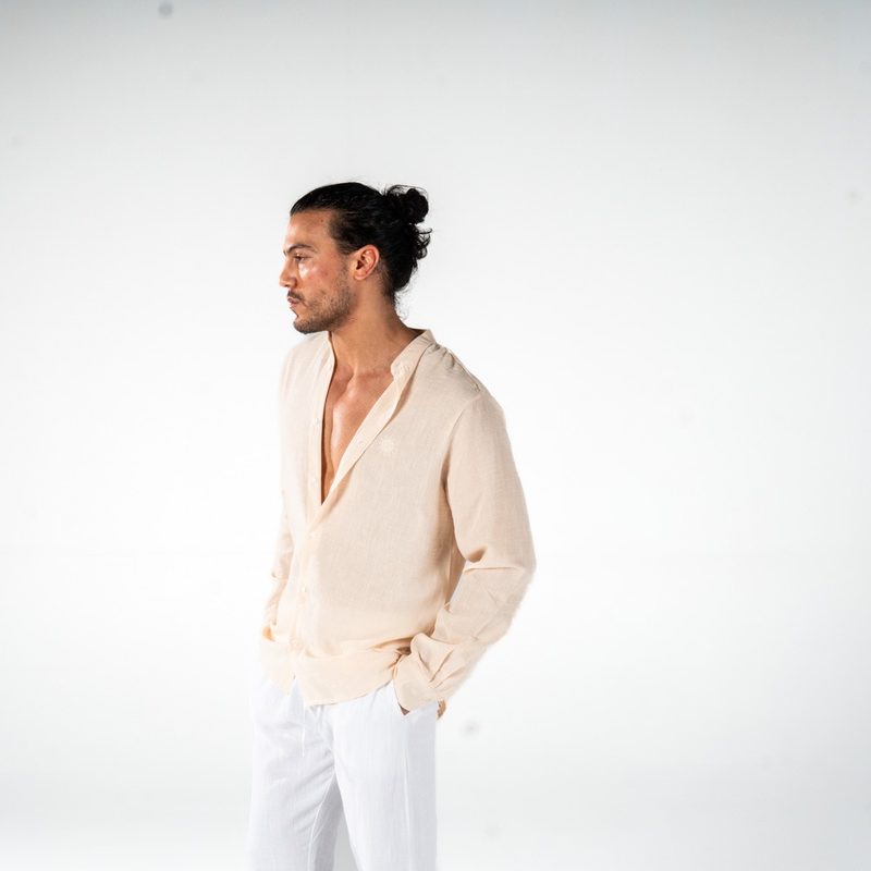 Linen Shirt Ivory — photo 5