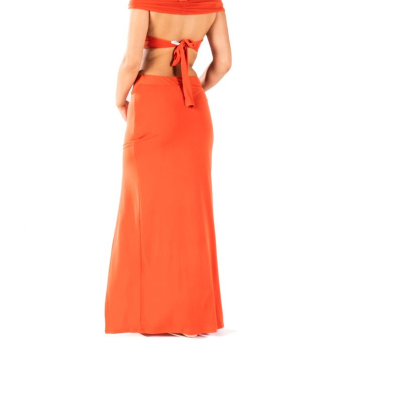 Lotus Skirt Terracotta — photo 3