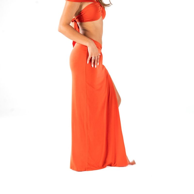 Lotus Skirt Terracotta — photo 4