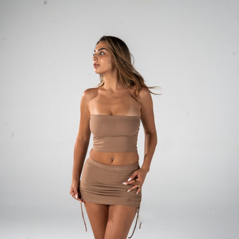 Bustier Top Brown — photo 2
