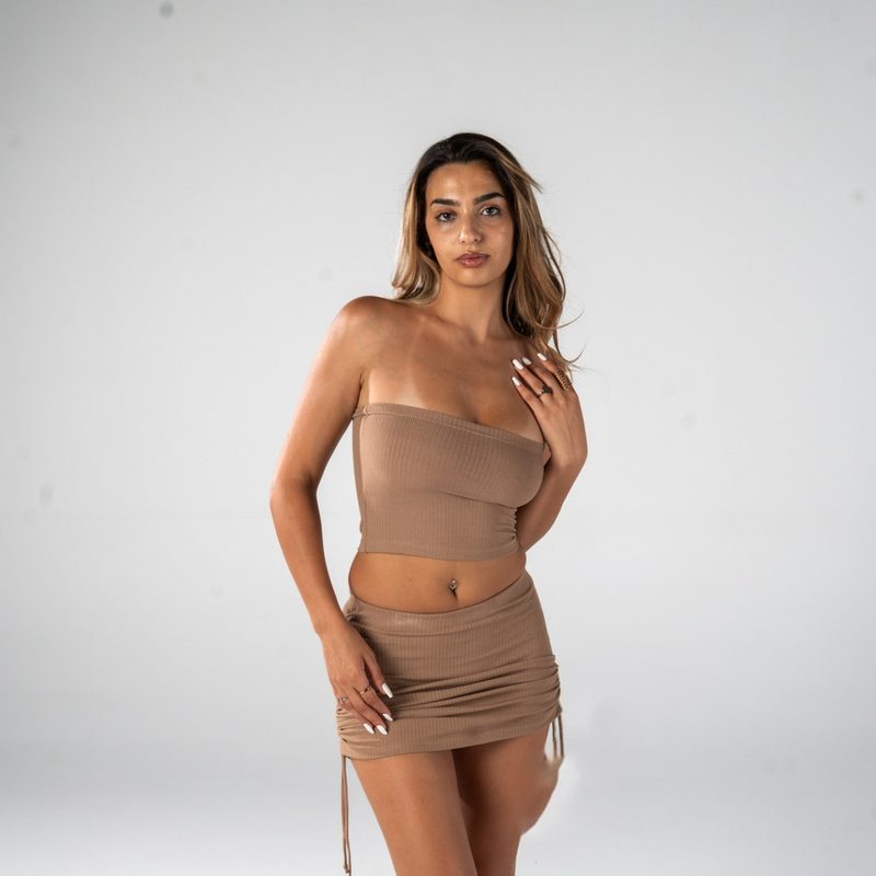 Bustier Top Brown — photo 3