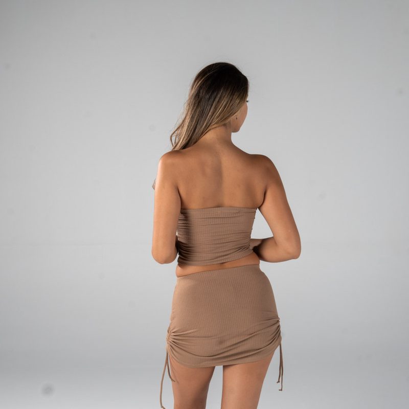 Bustier Top Brown — photo 4