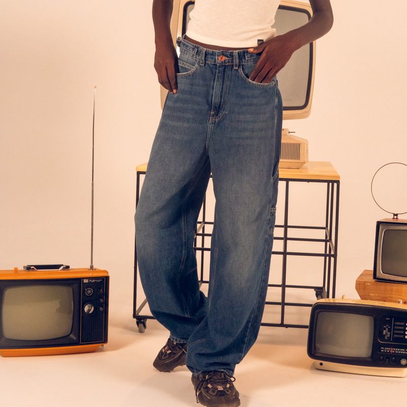 Carpenter Baggy Jeans Blue — photo 6