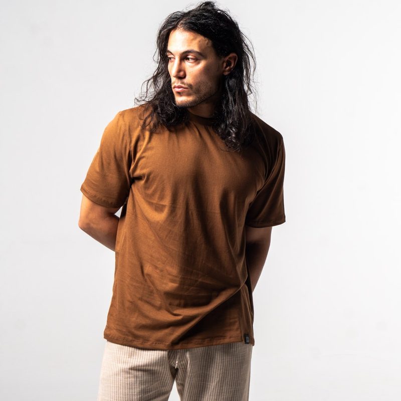 Basic T-Shirt Caramel — photo 4