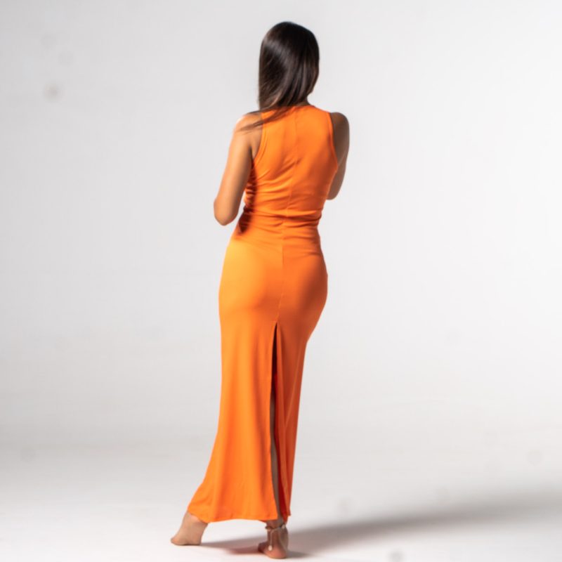 Easy Fit Dress Orange — photo 5
