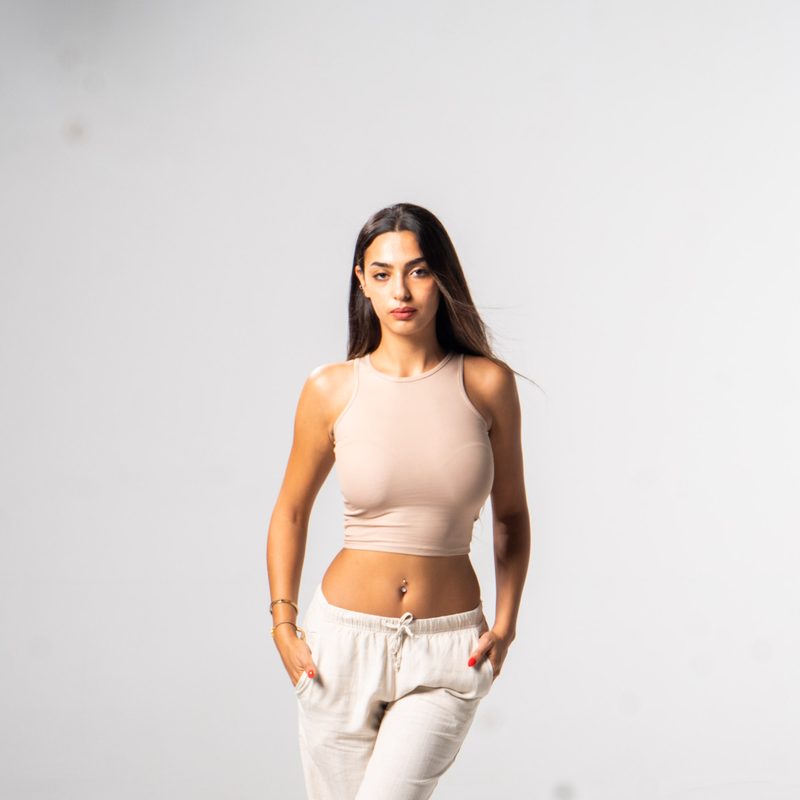 Easy Fit Top Beige — photo 2