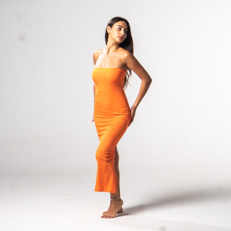 Bustier Dress Orange — photo 2
