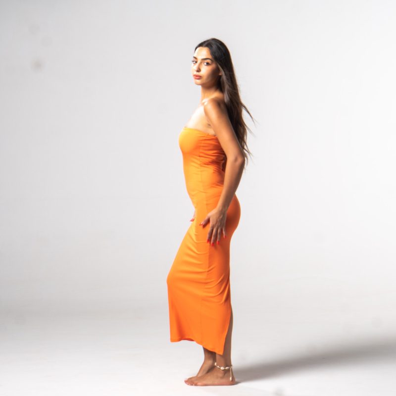 Bustier Dress Orange — photo 4