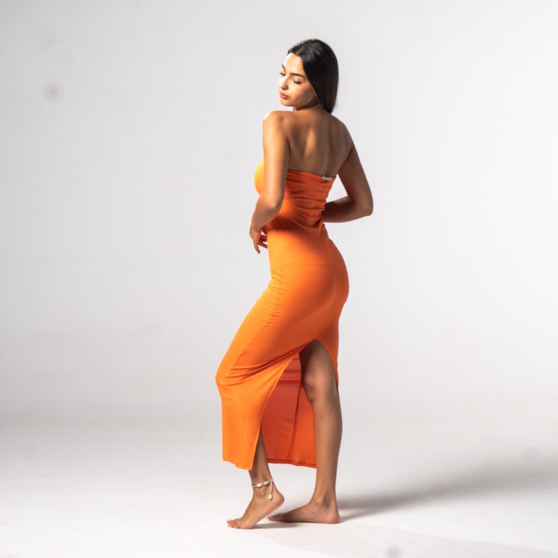 Bustier Dress Orange — photo 5