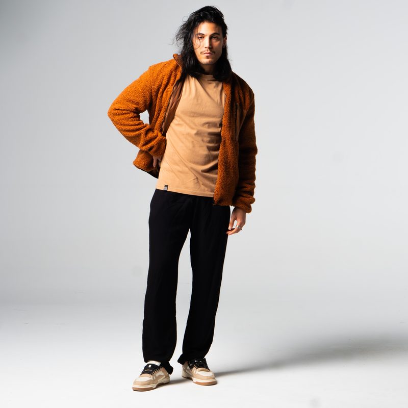 Fleece Jacket Terracotta — photo 2