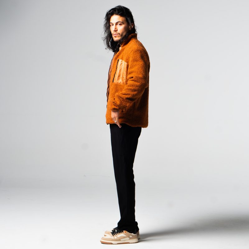 Fleece Jacket Terracotta — photo 3