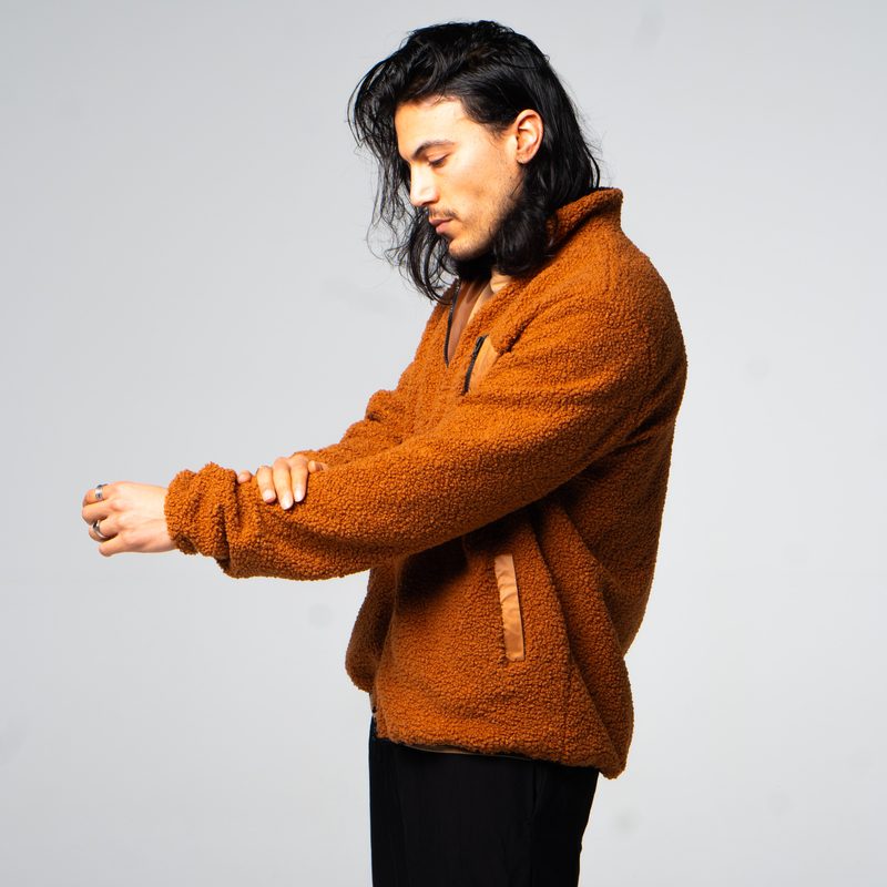 Fleece Jacket Terracotta — photo 6
