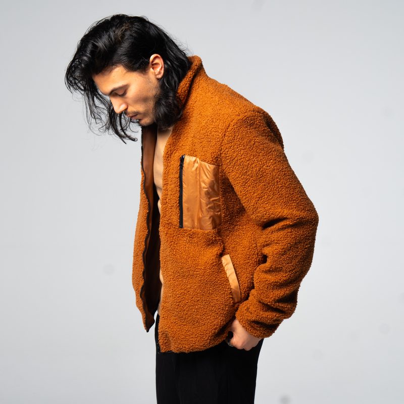 Fleece Jacket Terracotta — photo 7