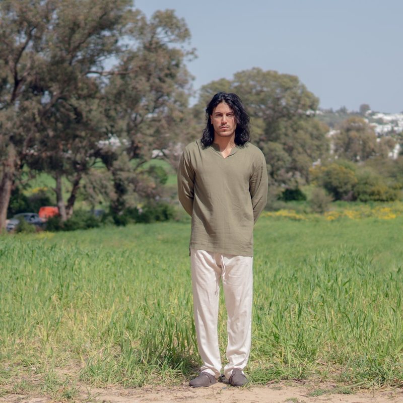 Linen Pants Beige — photo 2