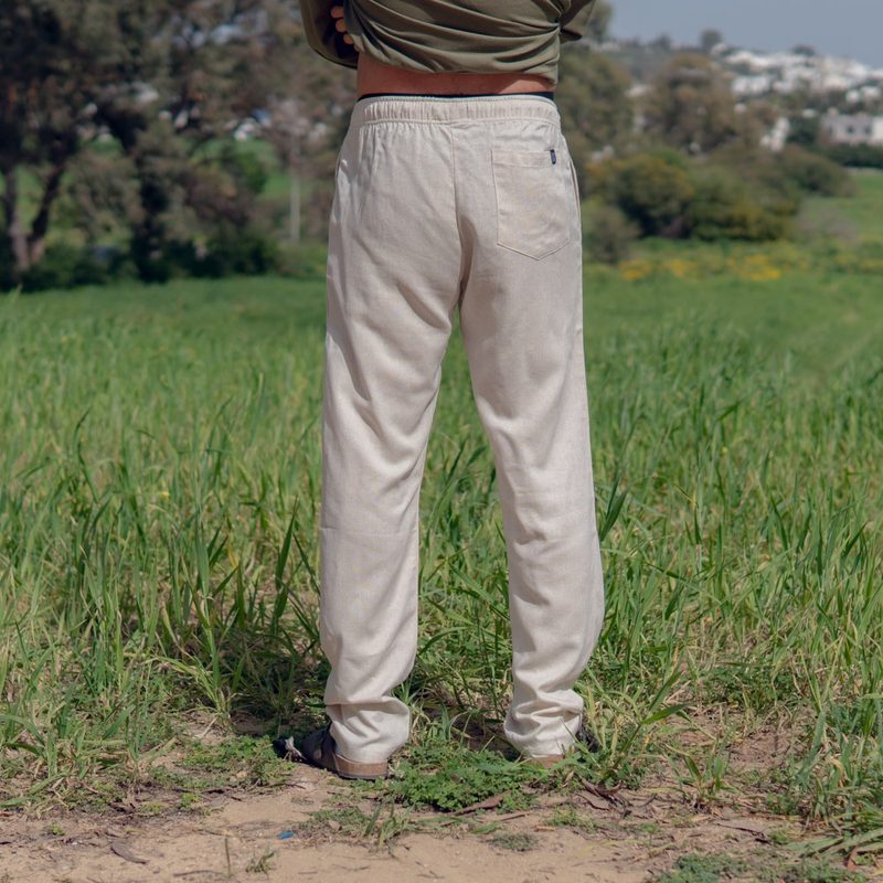 Linen Pants Beige — photo 3