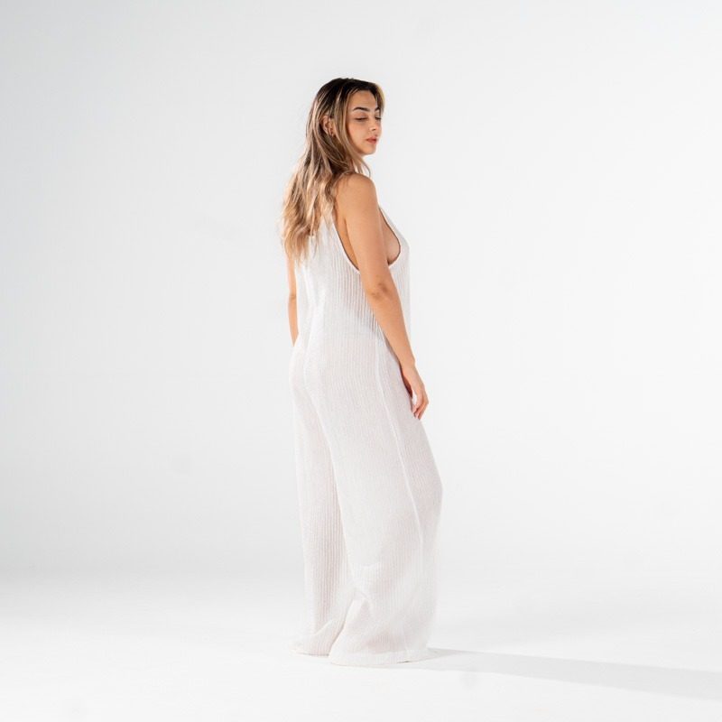 Luna Jumpsuit White — photo 2