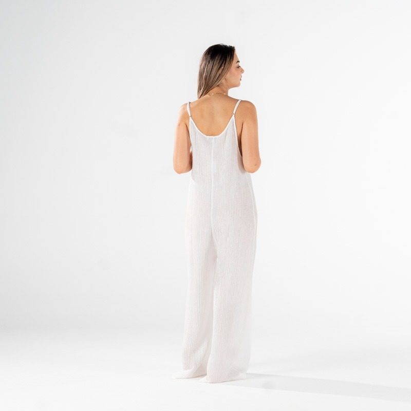 Luna Jumpsuit White — photo 3