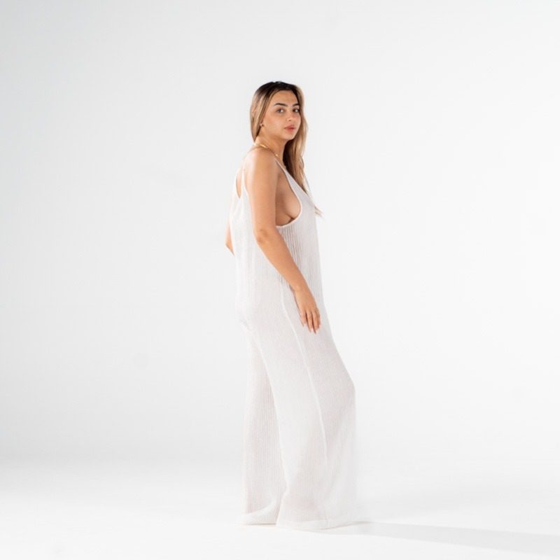 Luna Jumpsuit White — photo 4